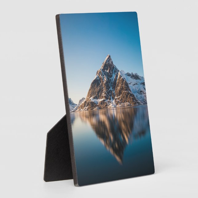 Norwegen Lofoten Mountain Fotoplatte (Seite)