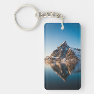 Norwegen Lofoten Mountain Schlüsselanhänger