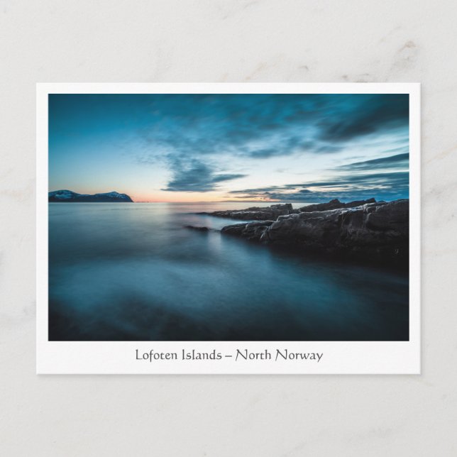 Norwegen Lofoten Postkarte (Vorderseite)