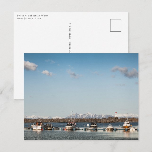 Norwegen Lofoten Postkarte (Vorne/Hinten)