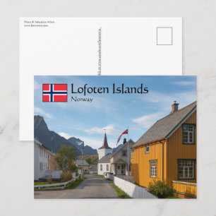 Norwegen Lofoten Reine Postkarte