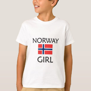 NORWEGEN-MÄDCHEN T-Shirt