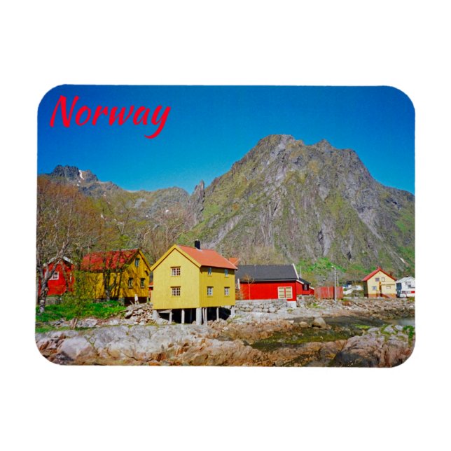 Norwegen Magnet (Horizontal)