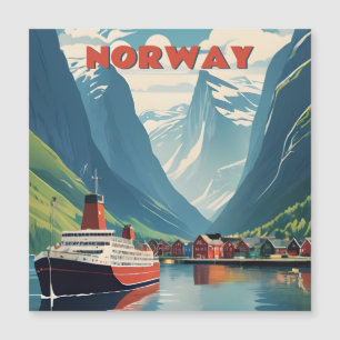 Norwegen Magnetkarte