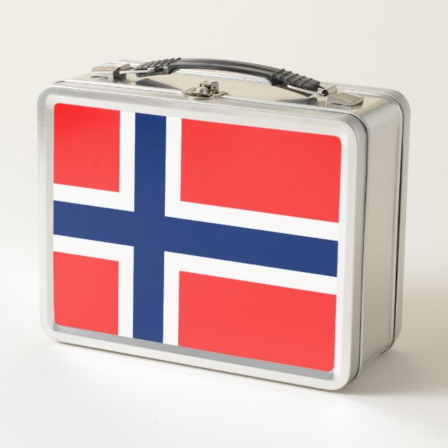 Norwegen Metall Brotdose (Vorderseite)