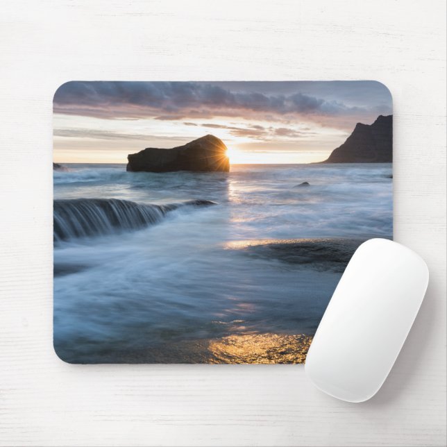Norwegen Midnight Sun Mousepad (Mit Mouse)