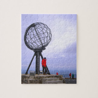 Norwegen, Nordkap, Kugelsymbol Puzzle