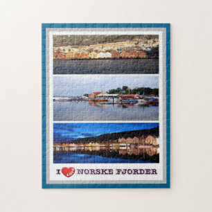 Norwegen - Norske Fjorder - I Liebe - Puzzle