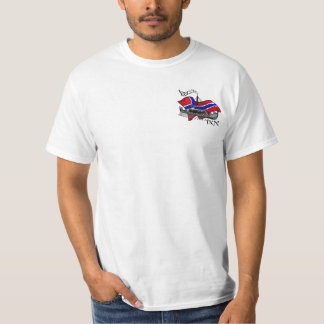 Norwegen - norwegischer Flagge Viking-Schiff Norge T-Shirt