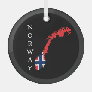 Norwegen Ornament Aus Glas