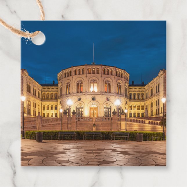 Norwegen Oslo Geschenkanhänger (Vorderseite)