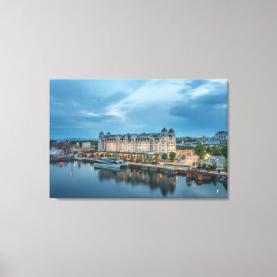 Norwegen Oslo Leinwanddruck