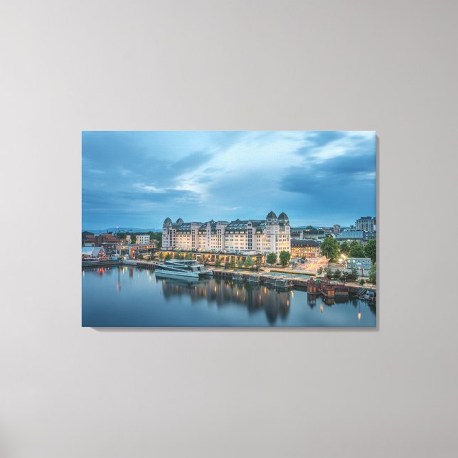 Norwegen Oslo Leinwanddruck (Vorderseite)