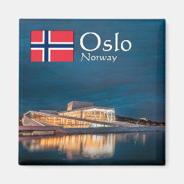 Norwegen Oslo Souvenir Magnet