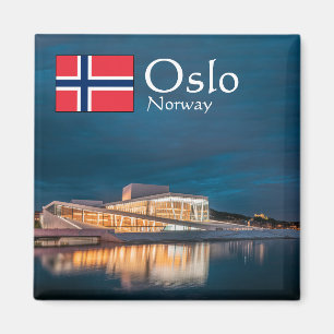 Norwegen Oslo Souvenir Magnet