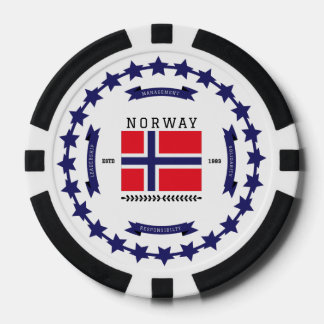 Norwegen Pokerchips