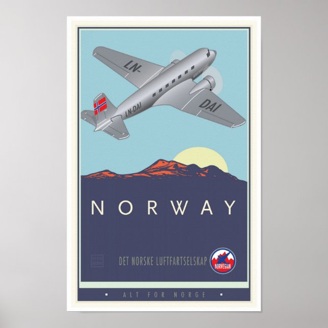 Norwegen Poster (Vorne)