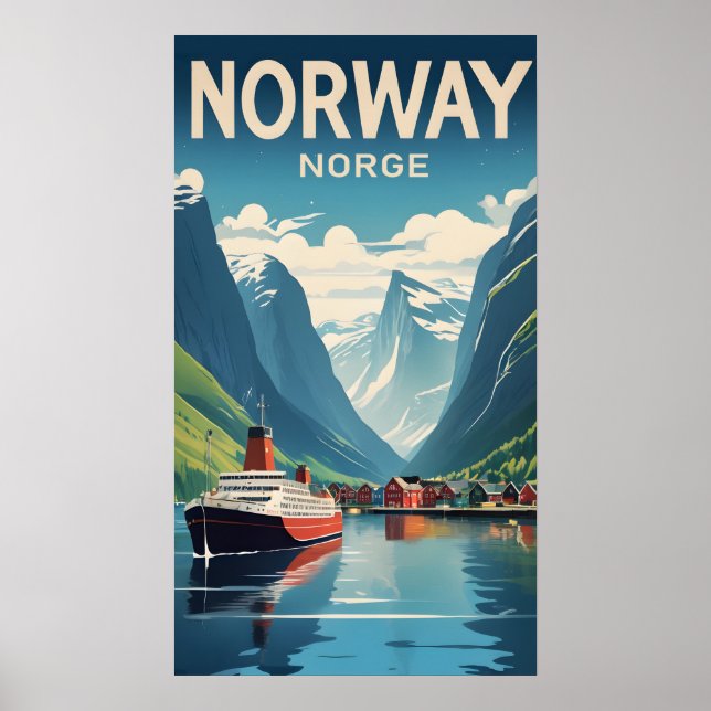 Norwegen Poster (Vorne)