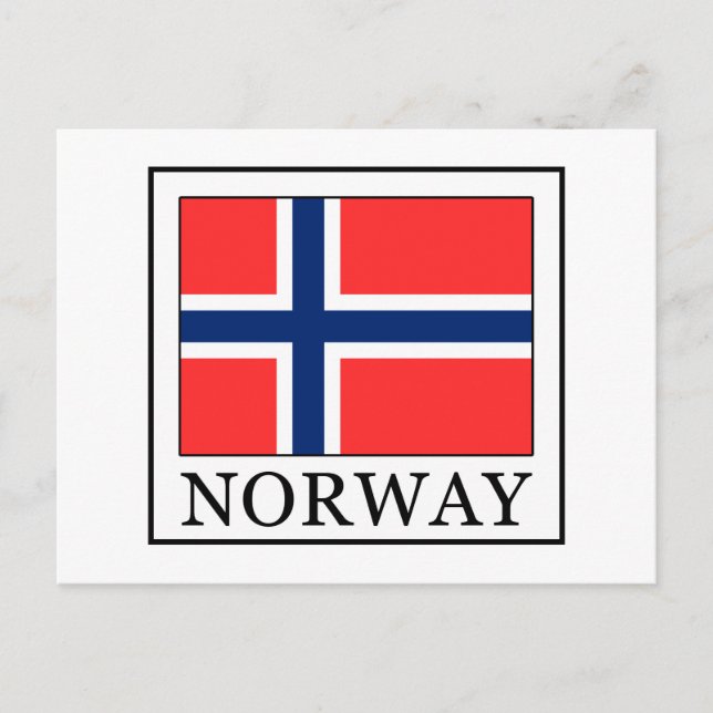 Norwegen Postkarte (Vorderseite)