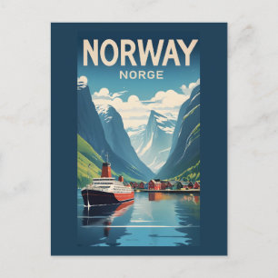 Norwegen Postkarte