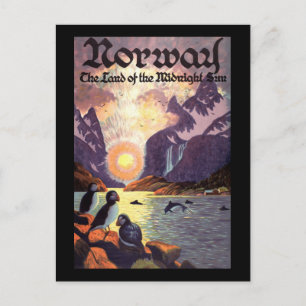 Norwegen Postkarte