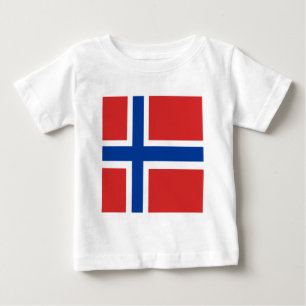Norwegen-Qualitäts-Flagge Baby T-shirt