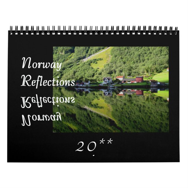 Norwegen Reflection Wall Calendar Kalender (Titelbild)