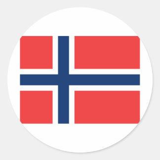 Norwegen Runder Aufkleber