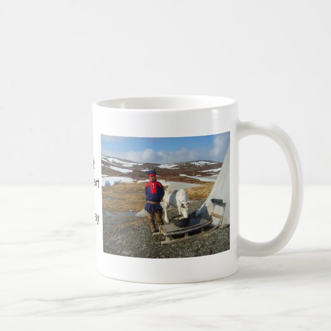 Norwegen, Sami Regelung in Lappland Kaffeetasse (Rechts)