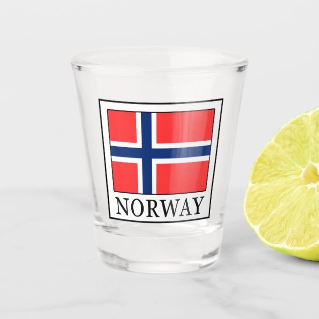 Norwegen Schnapsglas (Vorderseite)