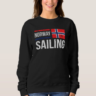 Norwegen Segelfahne Segler Boot Match Team Race S Sweatshirt