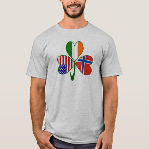 Norwegen Shamrock T-Shirt