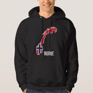 Norwegen Skandinavien Norwegische Flagge Europa Hoodie