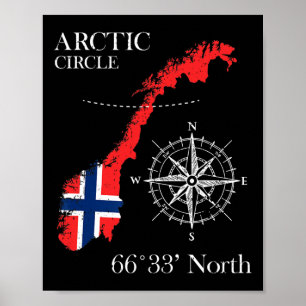 Norwegen Skandinavien Wandern Camper Angeln Poster
