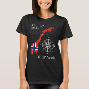 Norwegen Skandinavien Wandern Camper Angeln T-Shirt