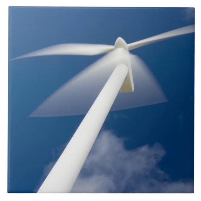 Norwegen, Sogn og Fjordane. Windmühle am KrÃ Yuan. Fliese (Vorderseite)