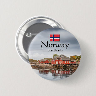 Norwegen Souvenir Button