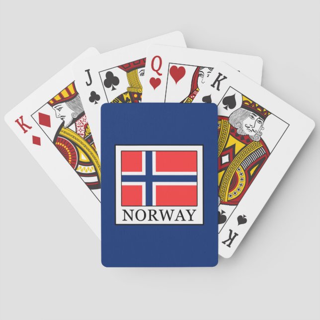 Norwegen Spielkarten (Rückseite)