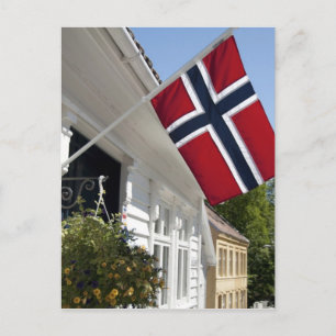 Norwegen, Stavanger. Historische Innenstadtansicht Postkarte
