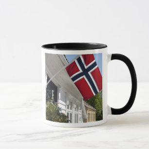 Norwegen, Stavanger. Historische Sicht auf die Inn Tasse