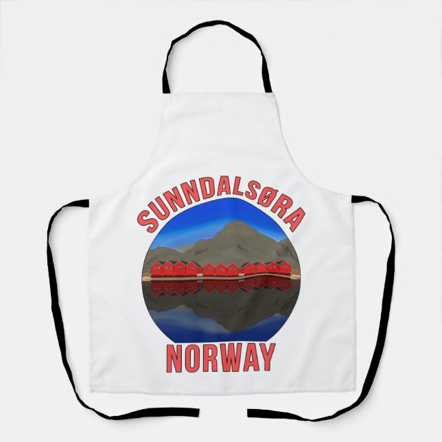 Norwegen Sunndalsøra Travel Norwegisch Schürze (Vorderseite)