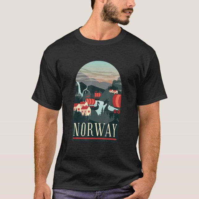 Norwegen T-Shirt (Vorderseite)