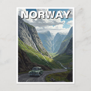 Norwegen Trollstigen Postkarte