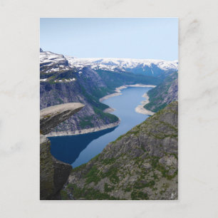 Norwegen - Trolltunga Postkarte