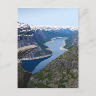 Norwegen - Trolltunga Postkarte