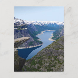 Norwegen - Trolltunga Postkarte