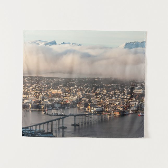 Norwegen Tromso Wandteppich (Vorderseite (Horizontal))