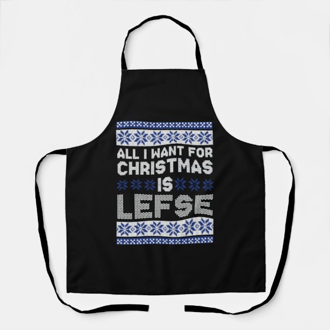 Norwegen Ugly Christmas Schürze (Vorderseite)