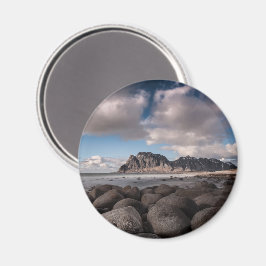 Norwegen Uttakleiv Lofoten Inseln Magnet