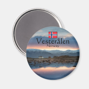 Norwegen Vesteralen Souvenir Magnet